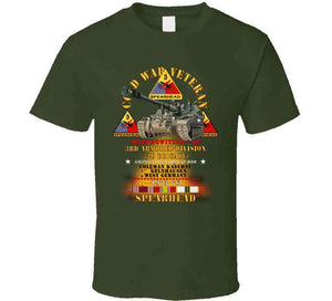 3rd Armored Division  - Gelnhausen, Germany - M109 Howitzer Sp  - Spearhead W Fire - 1973-76 W Dui - Cold X 300 T Shirt