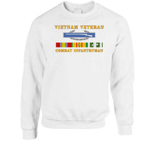 Load image into Gallery viewer, Army - Vietnam Veteran - Cbt Infantryman W Cib Vn Svc Classic T Shirt, Crewneck Sweatshirt, Hoodie, Long Sleeve
