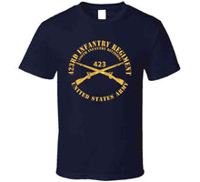 Load image into Gallery viewer, Army  - 423rd Infantry Regiment - Us Army W Branch X 300 T Shirt
