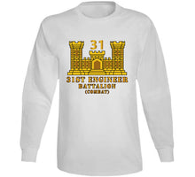 Load image into Gallery viewer, Army - 31st Engineer Battalion (combat) W Eng Branch Classic T Shirt, Crewneck Sweatshirt, Hoodie, Long Sleeve
