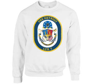 Navy - Uss Detroit (lcs-7) Wo Txt X 300 Classic T Shirt, Crewneck Sweatshirt, Hoodie, Long Sleeve