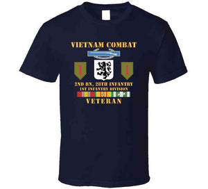 Vietnam Combat Infantry Veteran W 2nd Bn 28th Inf 1st Inf Div -  X 300 Classic T Shirt, Crewneck Sweatshirt, Hoodie, Long Sleeve