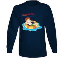 Load image into Gallery viewer, Boy In Water Tub Floating - Summer Fun For Everyonex 300 T Shirt

