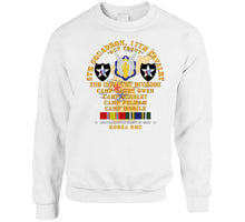 Load image into Gallery viewer, Army - 5th Squadron, 17th Cavalry - 2nd Id W Map W Korea Svc Classic T Shirt, Crewneck Sweatshirt, Hoodie, Long Sleeve
