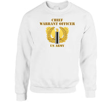 Load image into Gallery viewer, Army - Emblem - Warrant Officer 5 - Cw5 W Eagle - Us Army Classic T Shirt, Crewneck Sweatshirt, Hoodie, Long Sleeve
