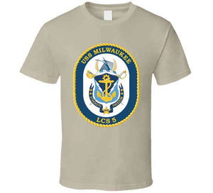 Navy - Uss Milwaukee (lcs-5) Wo Txt X 300 T Shirt