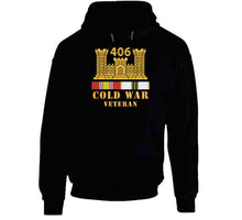 Load image into Gallery viewer, Army - 406th Engineer Battalion - Eng Branch - Cold War Veteran W Cold Svc Classic T Shirt, Crewneck Sweatshirt, Hoodie, Long Sleeve
