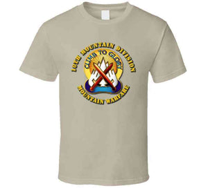 Army - 10th Mountain Division - Dui T Shirt