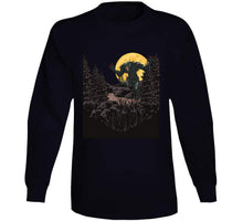Load image into Gallery viewer, Wolfman Attacking Moon Forest - X 300 Classic T Shirt, Crewneck Sweatshirt, Hoodie, Long Sleeve
