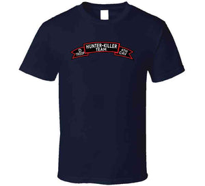 D Troop 4th Cav - Hunter-killer Team Scroll T Shirt