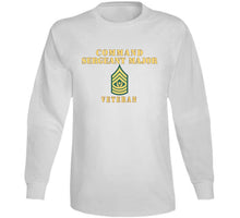 Load image into Gallery viewer, Army - Command Sergeant Major - Veteran - Line T Shirt
