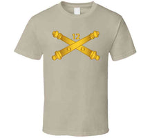 Load image into Gallery viewer, Army - 12th Field Artillery Regt - Artillery Br Wo Txt T Shirt
