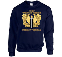 Load image into Gallery viewer, Emblem - Warrant Officer - Cw6 - Combat Veteran X 300 T Shirt
