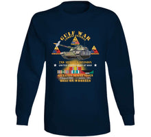 Load image into Gallery viewer, Desert Storm - 2nd Armored Div - Combat Veteran W Gulf Svc - Hell On Wheels X 300 T Shirt
