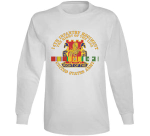 Army - Dui - 14th Infantry Regiment The Right Of The Line W Vn Svc X 300 Classic T Shirt, Crewneck Sweatshirt, Hoodie, Long Sleeve