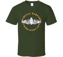 Load image into Gallery viewer, Navy - Surface Warfare Badge - Silver X 300 T Shirt
