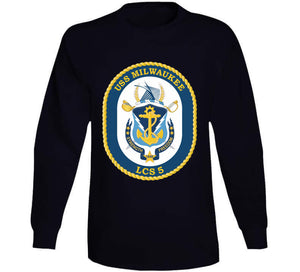 Navy - Uss Milwaukee (lcs-5) Wo Txt X 300 T Shirt