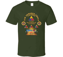 Load image into Gallery viewer, 5th Armored Group -  Camp Hood, Tx W Fire - W 758, 761, 784th Tank Bn Ssi W Dui - Am Svc X 300 T Shirt
