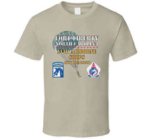 Load image into Gallery viewer, Army - Fort Liberty North Carolina - Xviii Airborne Corps (sky Dragons) - Ssi - Dui Wo Star W Parachute X 300 T Shirt
