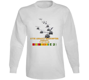 Army - 57th Assault Helicopter Co W Vn Svc X 300 Classic T Shirt, Crewneck Sweatshirt, Hoodie, Long Sleeve