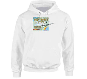 Invasion Of Panama - Just Cause - Fort Kobbe - Cz W Svc Ribbons W Map W C-130s X 300 Classic T Shirt, Crewneck Sweatshirt, Hoodie, Long Sleeve