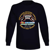 Load image into Gallery viewer, 4th Ranger Infantry Company - Airborne - Korea W Svc Ribbons X 300 T Shirt
