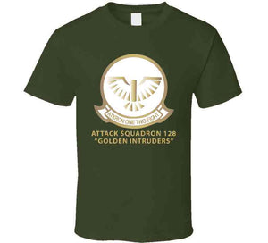 Attack Squadron 128 - Golden Intruders - White W Text X 300 Classic T Shirt, Crewneck Sweatshirt, Hoodie, Long Sleeve