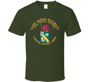 Army - Coa - 63rd Armor W Txt X 300 T Shirt