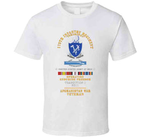 179th Infantry Regiment - Tomahawks - Afghanistan - Transition I - 2011 W Cib -  Oif - Afghan Svc X 300 T Shirt