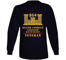 Load image into Gallery viewer, Army - 864th Engineer Battalion - Eng Branch - Veteran X 300 T Shirt
