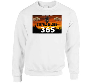 Us Army - Buffalo Soldier - 365 W Buffalo Head Center X 300 Classic T Shirt, Crewneck Sweatshirt, Hoodie, Long Sleeve