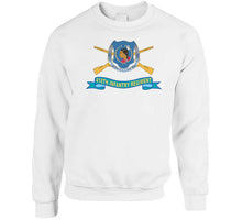 Load image into Gallery viewer, Army - 418th Infantry Regiment - Dui W Br - Ribbon X 300 T Shirt
