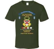 Load image into Gallery viewer, 8th Infantry Division Scroll - 1st Bn 13th Infantry (mech) - Baumholder Germany - Cold War Vet W Cold Svc X 300 T Shirt
