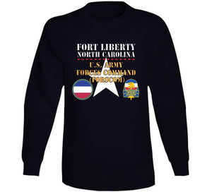 Army - Fort Liberty North Carolina - Us Army Forces Command (forscom) Ssi - Dui X 300 T Shirt