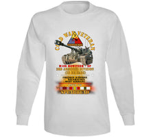 Load image into Gallery viewer, 3rd Armored Division  - Gelnhausen, Germany - M109 Howitzer Sp  - Spearhead W Fire - 1973-76 - Cold X 300 T Shirt
