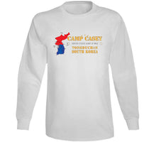 Load image into Gallery viewer, Camp Casey - Tongduchon - South Korea W Map X 300 T Shirt
