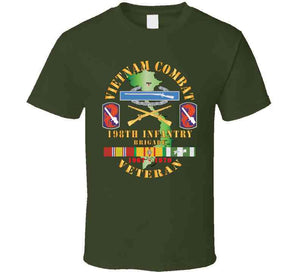 Army - Vietnam Combat Infantry Veteran W 198th Inf Bde Ssi - 1967 - 1970 X 300 T Shirt