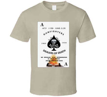 Load image into Gallery viewer, Army - Aco 1-6th 198th L.i.b -gunfighters - Death Card 67-69 Tet W Fire X 300 T Shirt
