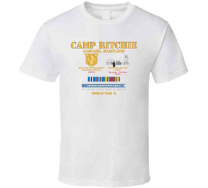 Camp Ritchie - Cascade, Maryland - Mitc, Pow Camp W Svc Amcam - Wwii X 300 T Shirt