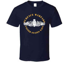Load image into Gallery viewer, Navy - Surface Warfare Badge - Silver X 300 T Shirt
