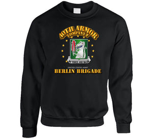 Army - Company F 40th Armor - Berlin Brigade Classic T Shirt, Crewneck Sweatshirt, Hoodie, Long Sleeve