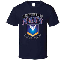 Load image into Gallery viewer, Navy - Rank - E4 - Po3 - Gold W White X 300 T Shirt
