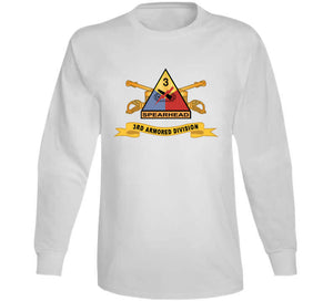 Army  - 3rd Armored Division - Ssi W Br - Ribbon X 300 T Shirt