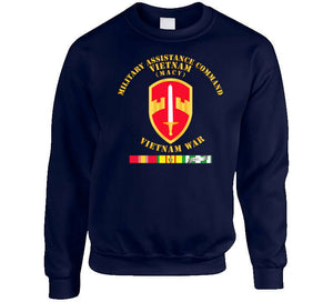 Army - Military Assistance Cmd Vietnam - Macv - Vietnam War W Svc Classic T Shirt, Crewneck Sweatshirt, Hoodie, Long Sleeve