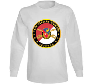 21st Cavalry Brigade - Veteran - Red - White X 300 T Shirt