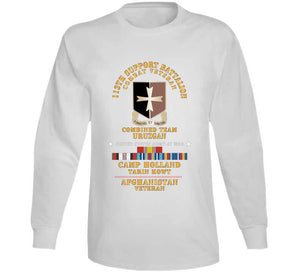 Army - 113th Support Battalion - Camp Holland Afghanistan Vet W Afghan Svc X 300 T Shirt