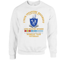 Load image into Gallery viewer, 179th Infantry Regiment - Tomahawks - 45th Id W Korea Svc X 300 T Shirt
