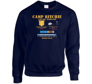 Camp Ritchie - Cascade, Maryland - Mitc, Pow Camp W Svc Amcam - Wwii X 300 T Shirt