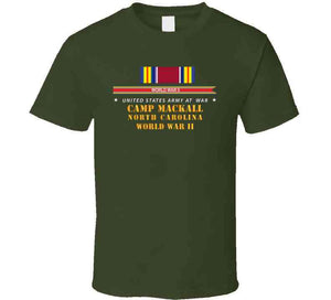 Army - Camp Mckall, Nc W Svc Wwii W Streamer X 300 Classic T Shirt, Crewneck Sweatshirt, Hoodie, Long Sleeve