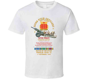 Dui - 333rd Field Artillery Battalion - Dui - Never Forget -wereth Eleven - 155mm Gun - Crew - Eur Svc Wwii - V1 X 300 T Shirt